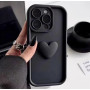 Чорний однотонний протиударний чохол на iPhone 14 pro max з бортами